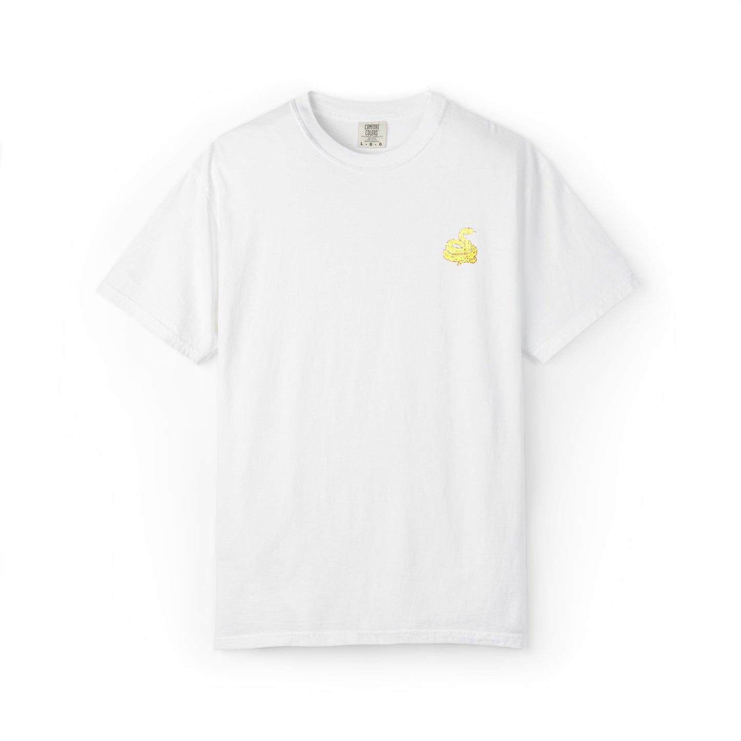 Snake Print Embroidered Unisex T-Shirt