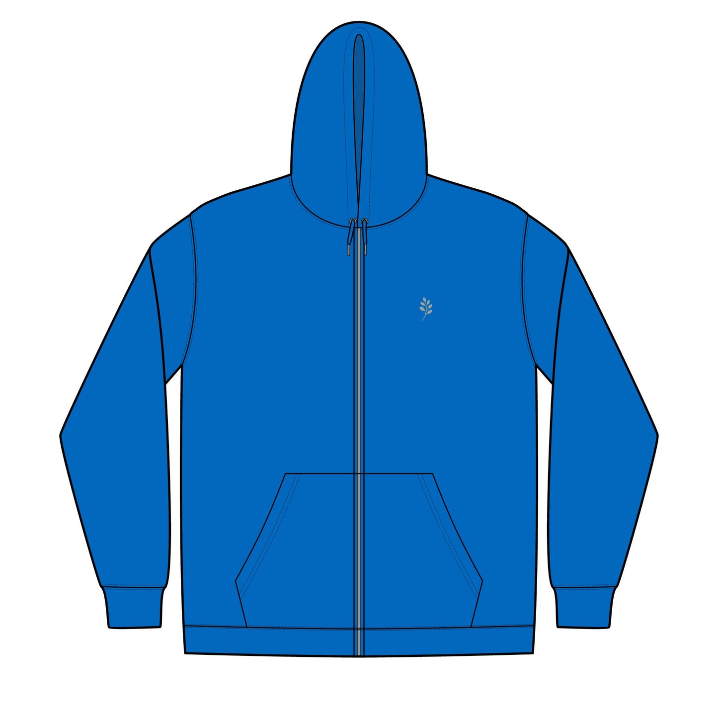 Unisex Full-Zip Hooded Sweatshirt