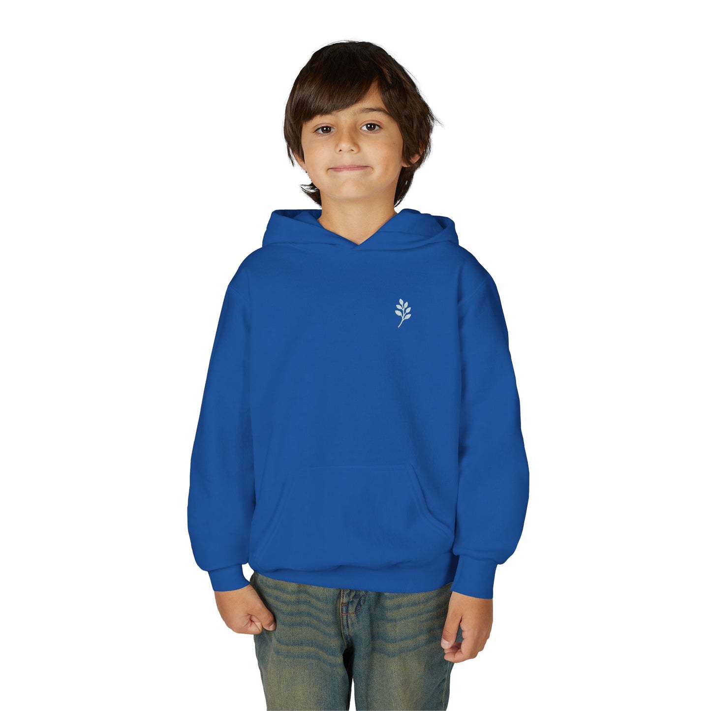 Embroided youth hoodie