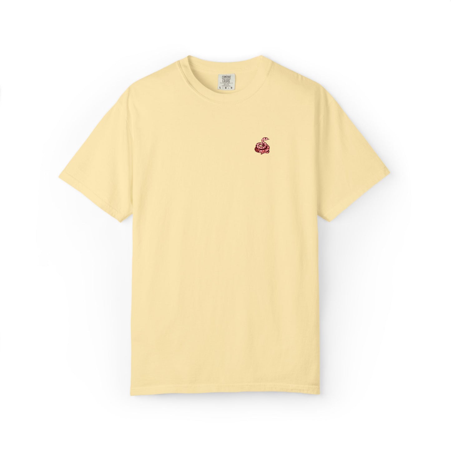 Embroidered Snake Unisex T-shirt - Casual Fit in Multiple Colorways