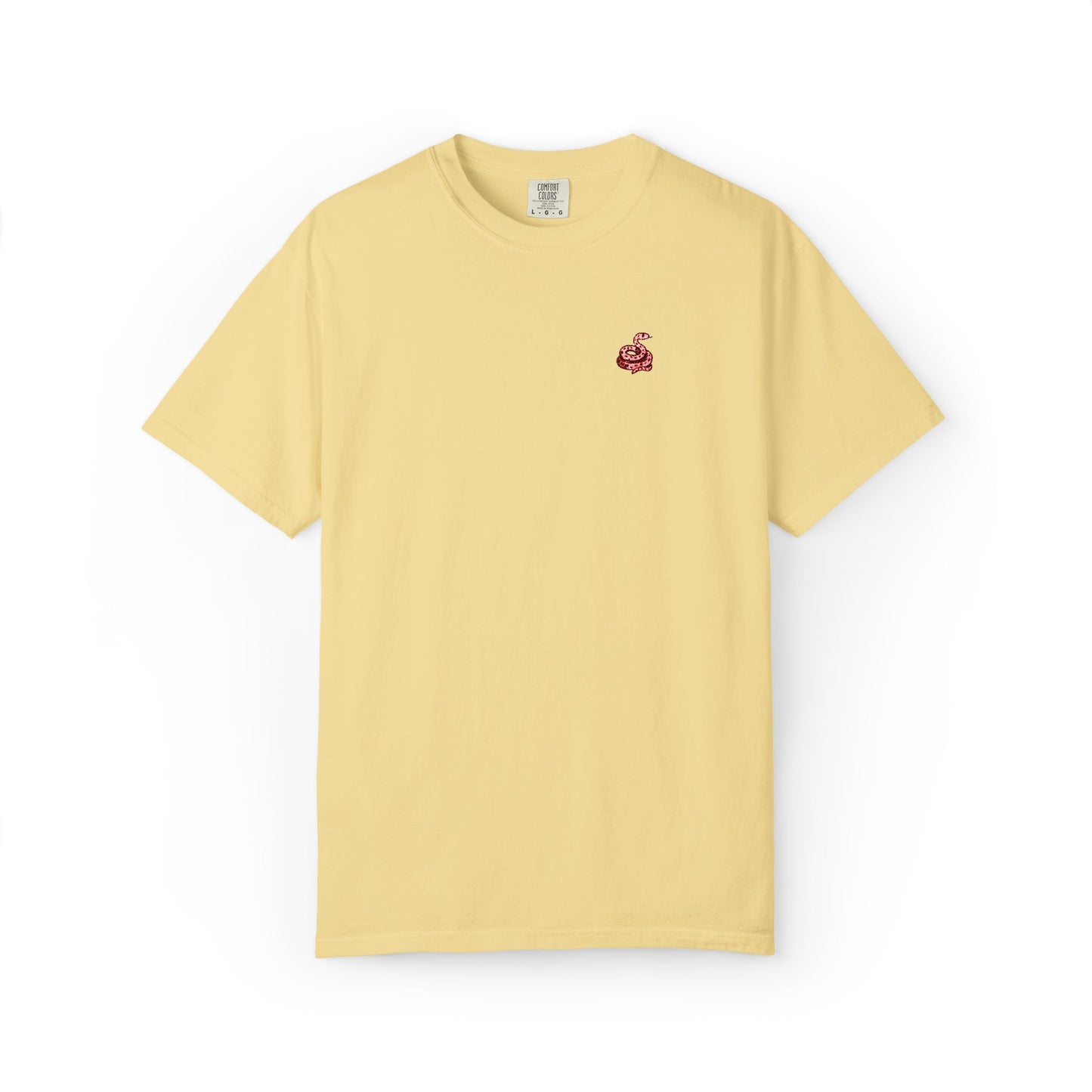 Embroidered Snake Unisex T-shirt - Casual Fit in Multiple Colorways