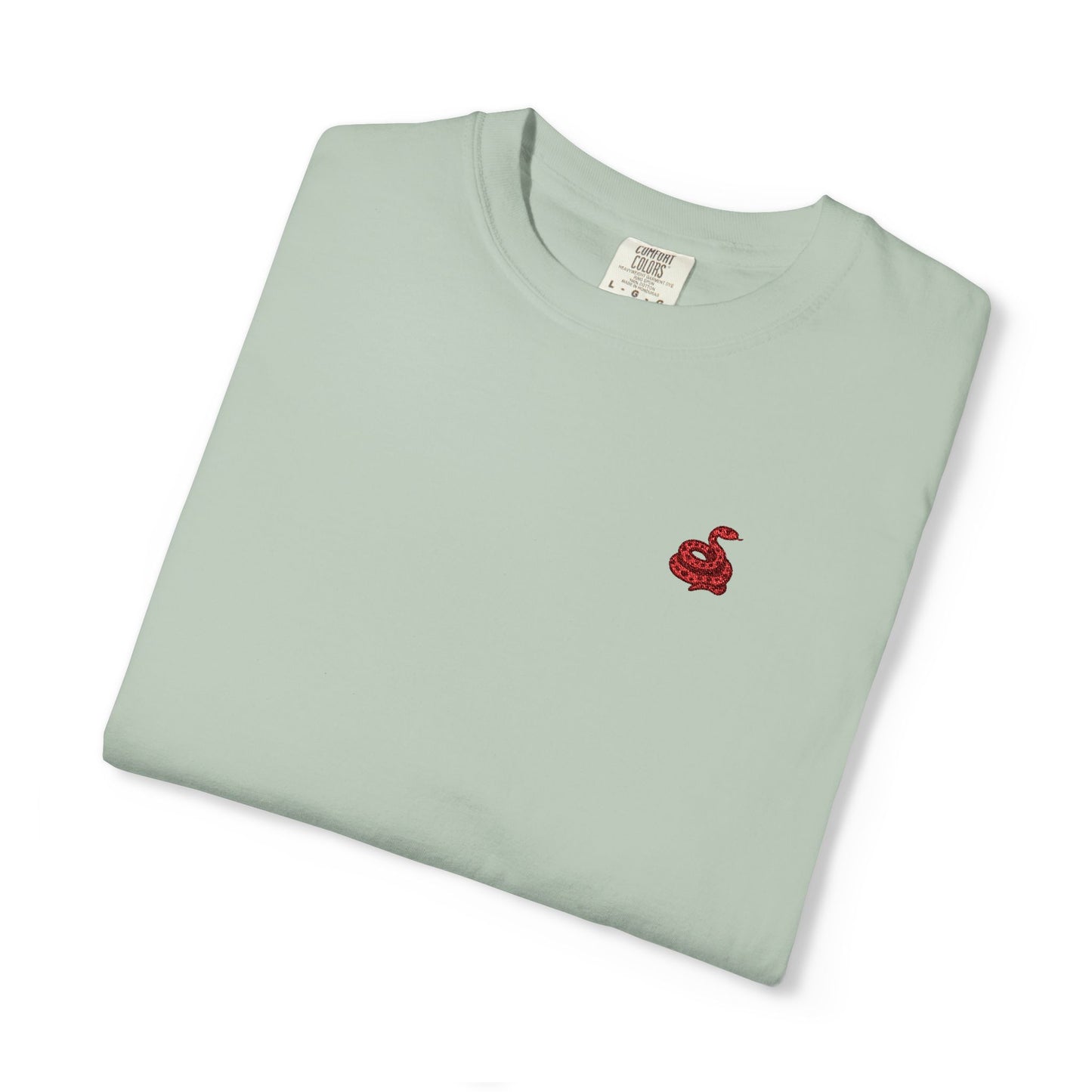 Embroidered Snake Unisex T-shirt - Casual Fit in Multiple Colorways