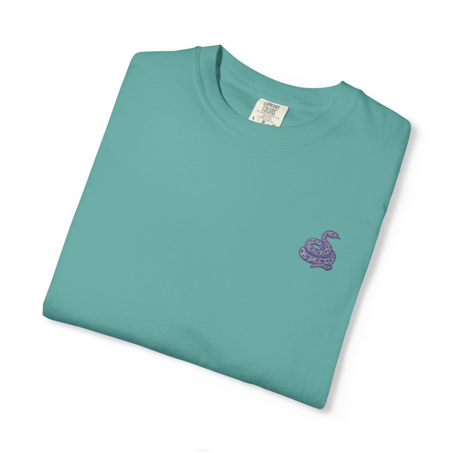 Snake Print T-Shirt - Casual Summer Uni Sek Tee