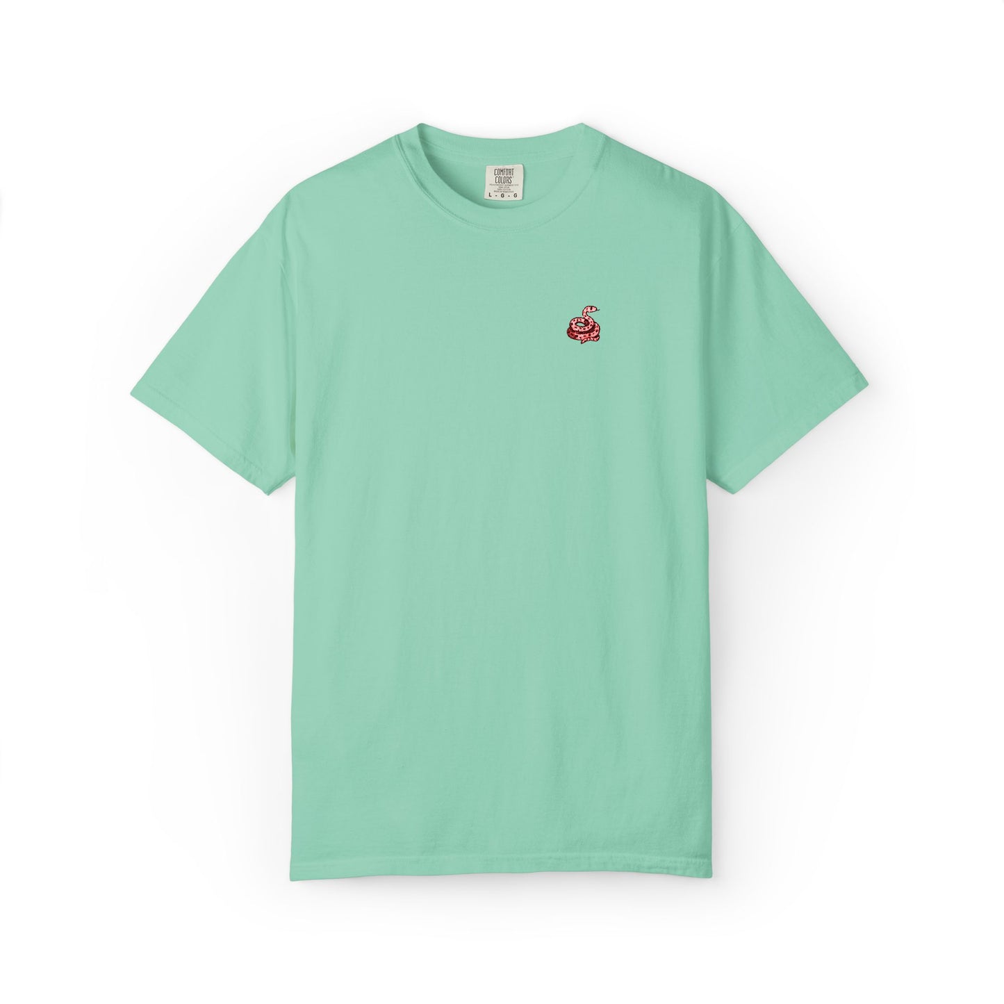 Embroidered Snake Unisex T-shirt - Casual Fit in Multiple Colorways