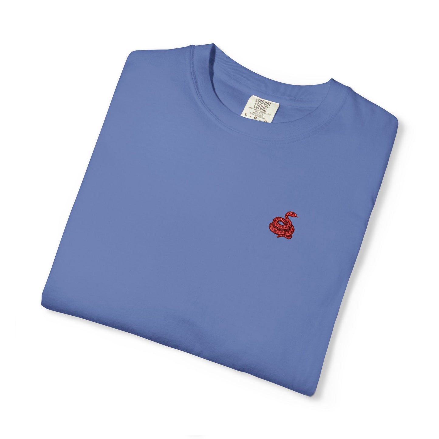 Embroidered Snake Unisex T-shirt - Casual Fit in Multiple Colorways