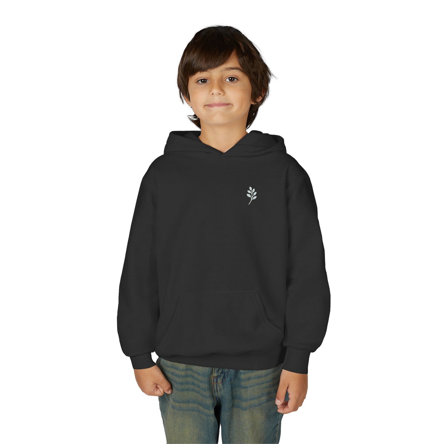 Embroided youth hoodie