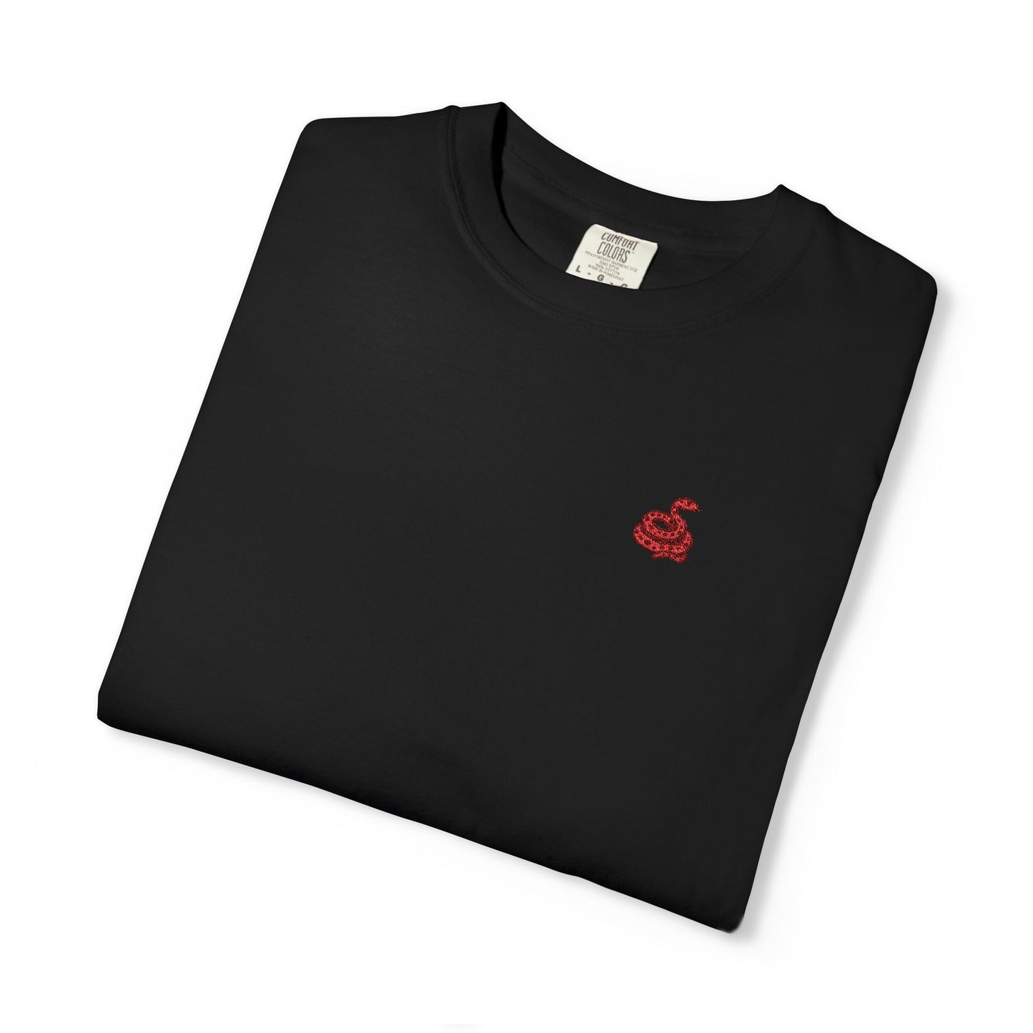 Embroidered Snake Unisex T-shirt - Casual Fit in Multiple Colorways