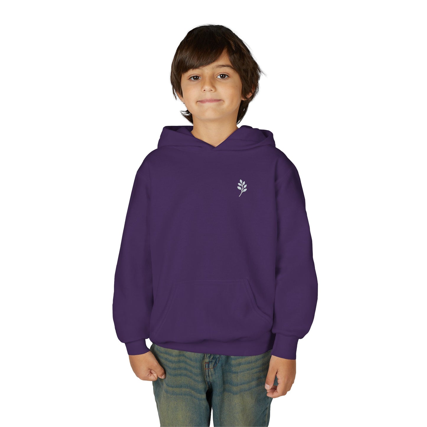 Embroided youth hoodie