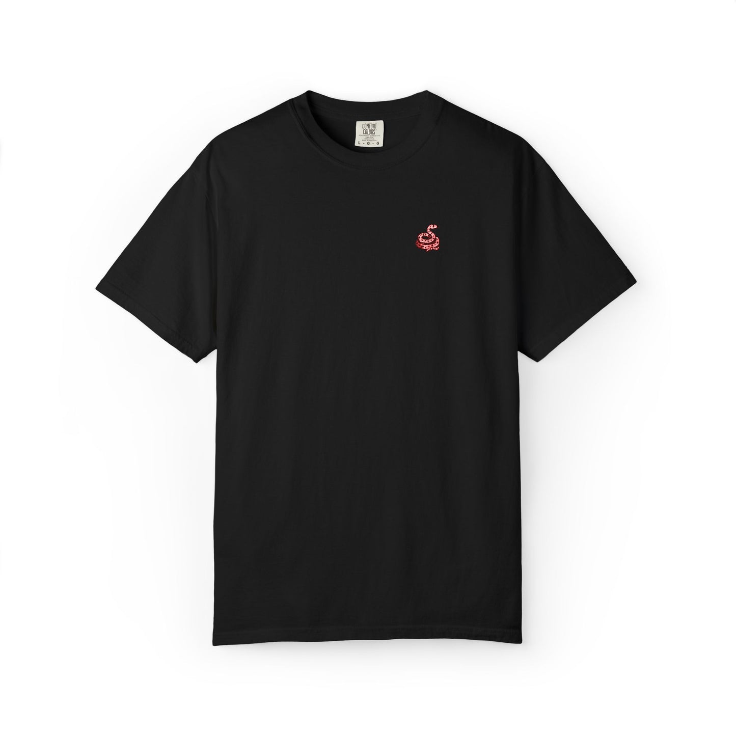 Embroidered Snake Unisex T-shirt - Casual Fit in Multiple Colorways