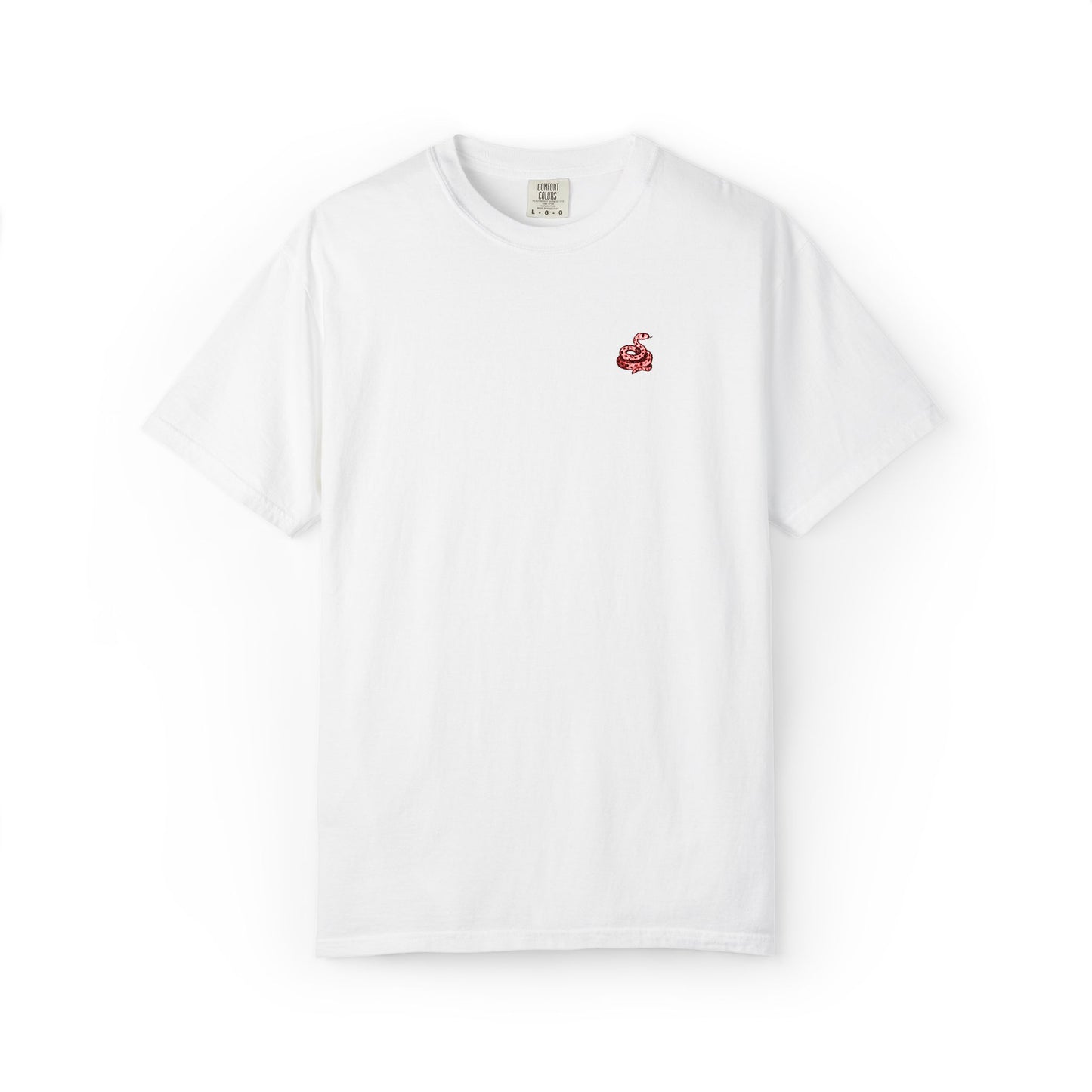Embroidered Snake Unisex T-shirt - Casual Fit in Multiple Colorways
