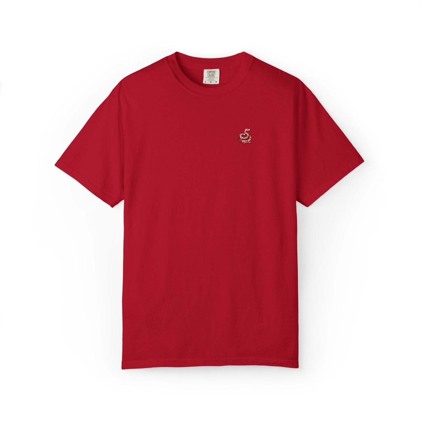 Embroidered Snake Unisex T-shirt - Casual Fit in Multiple Colorways