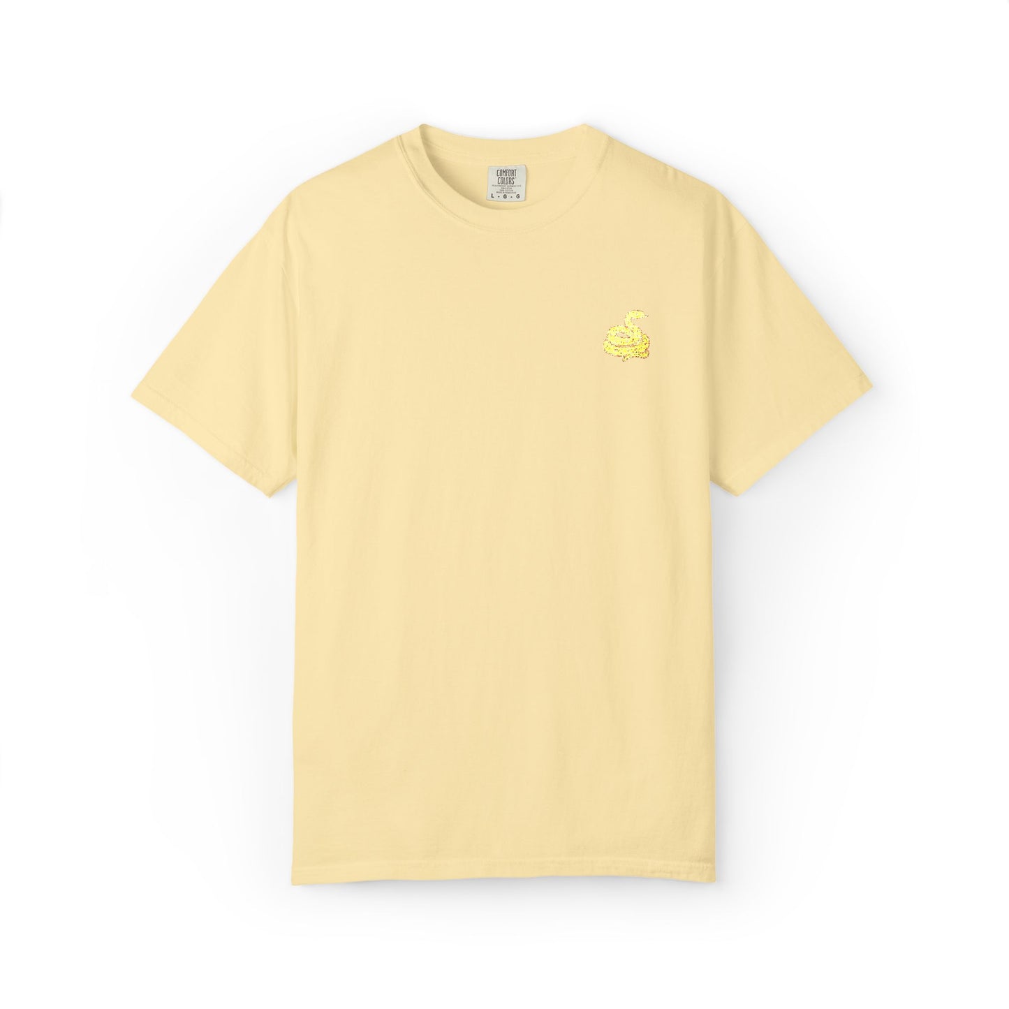 Snake Print Embroidered Unisex T-Shirt