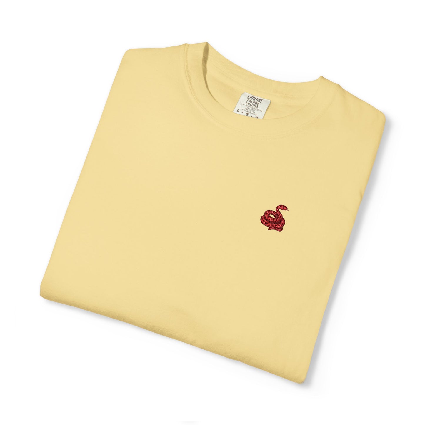 Embroidered Snake Unisex T-shirt - Casual Fit in Multiple Colorways