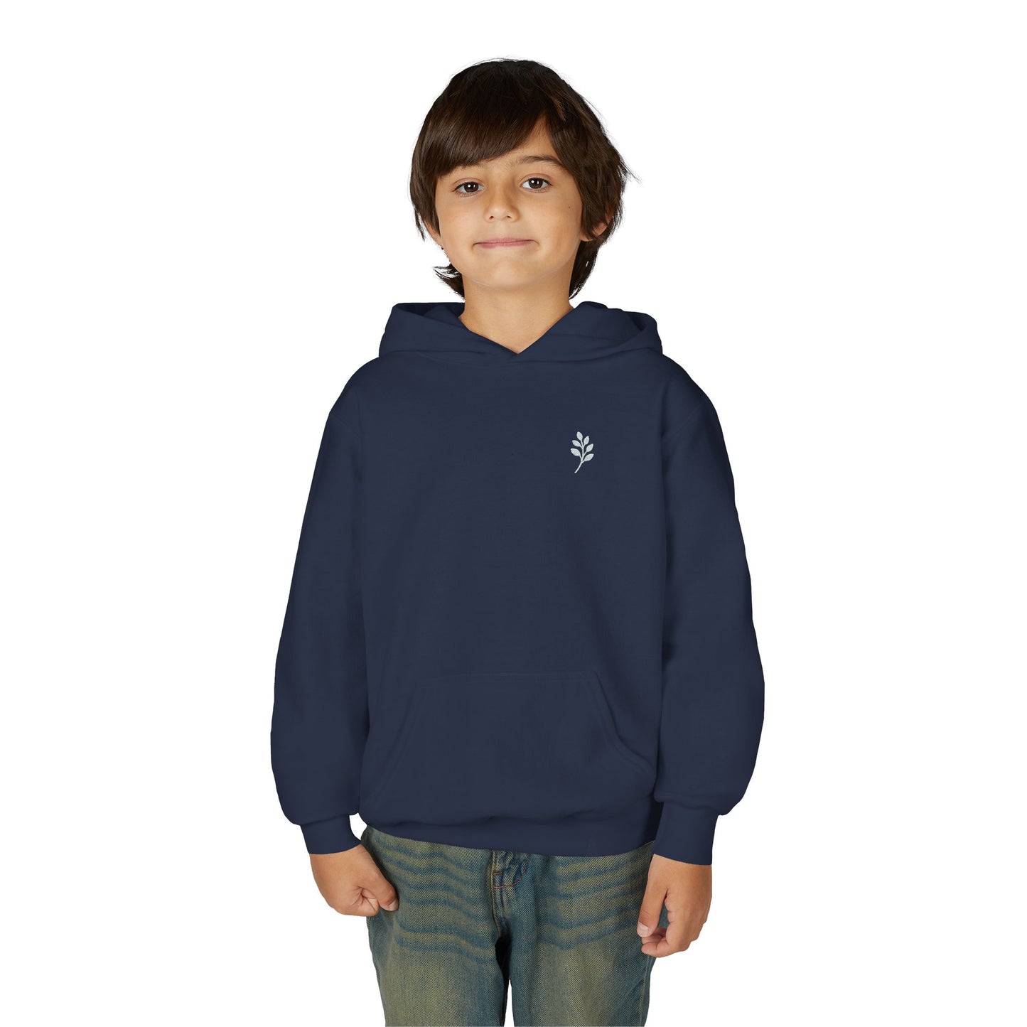 Embroided youth hoodie