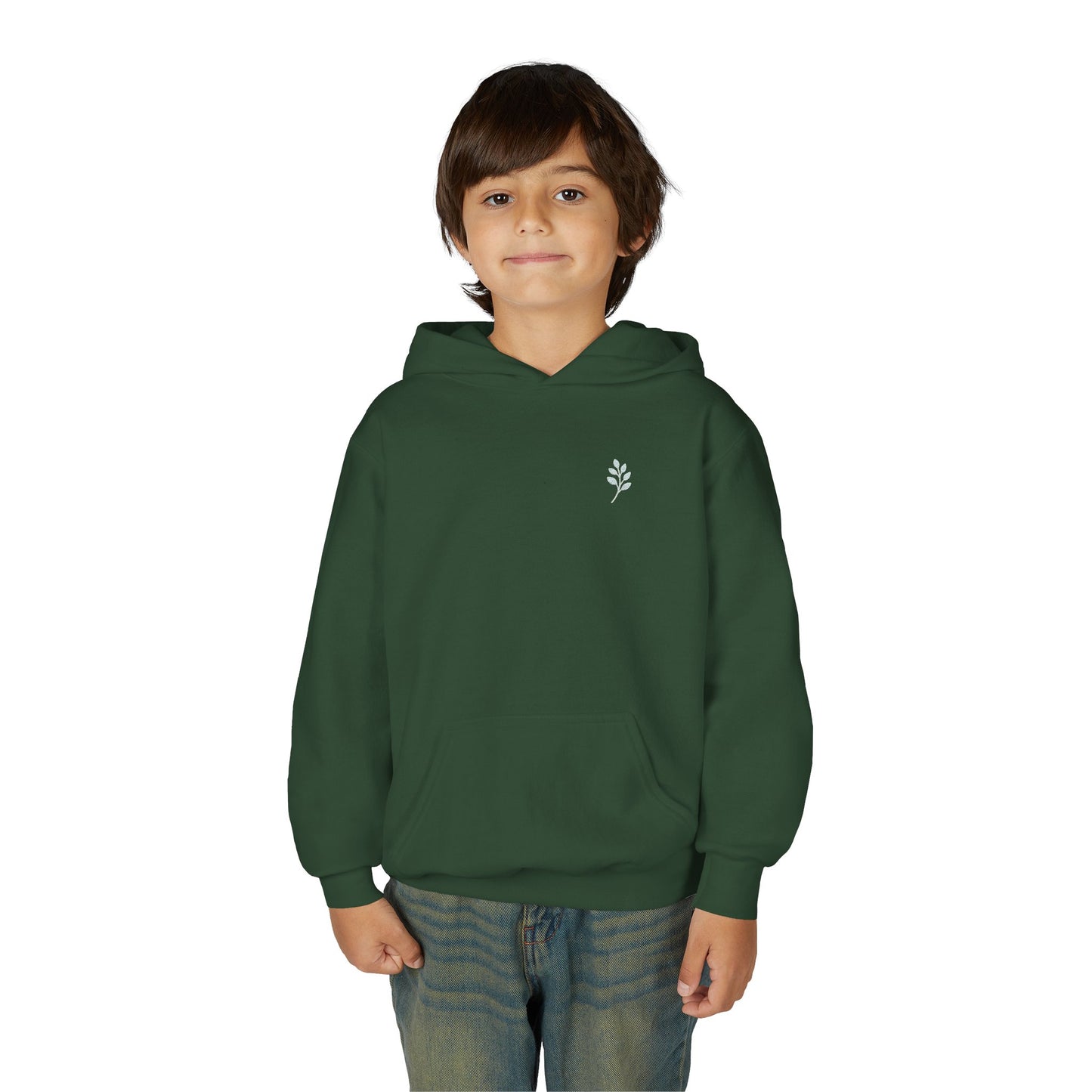 Embroided youth hoodie