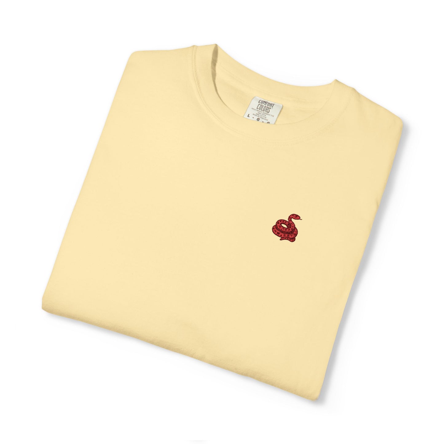 Embroidered Snake Unisex T-shirt - Casual Fit in Multiple Colorways