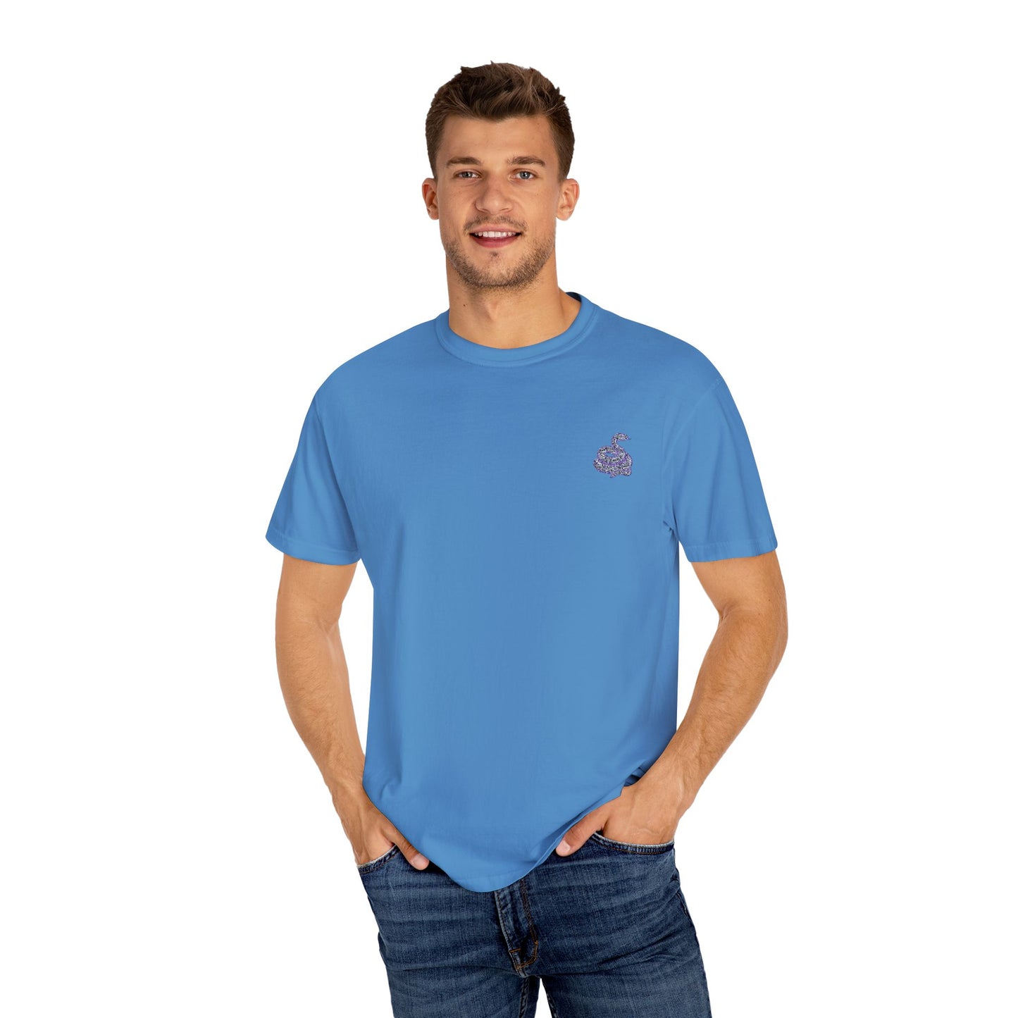 Snake Print T-Shirt - Casual Summer Uni Sek Tee