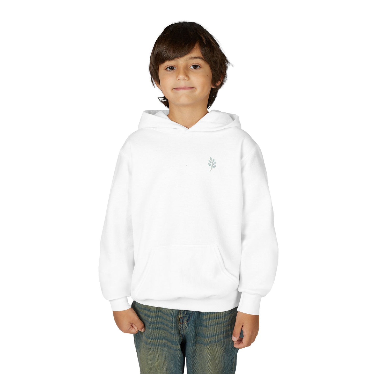 Embroided youth hoodie