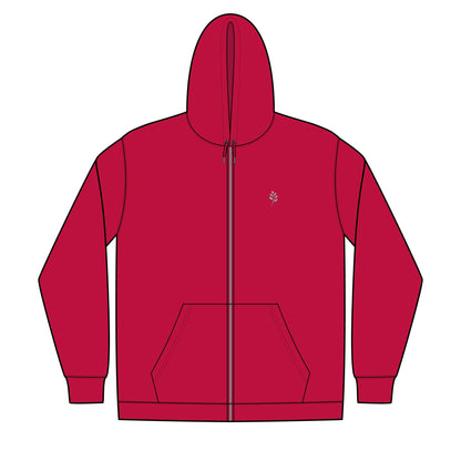 Unisex Full-Zip Hooded Sweatshirt