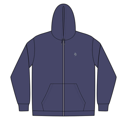 Unisex Full-Zip Hooded Sweatshirt