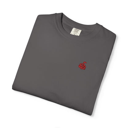 Embroidered Snake Unisex T-shirt - Casual Fit in Multiple Colorways