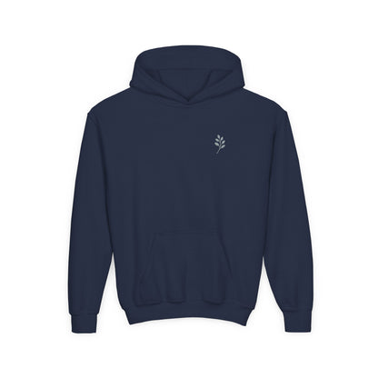 Embroided youth hoodie