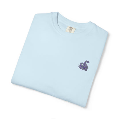 Snake Print T-Shirt - Casual Summer Uni Sek Tee