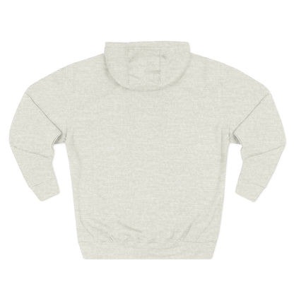 Fleece Hoodie Nature Design Embroidered