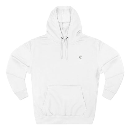Fleece Hoodie Nature Design Embroidered