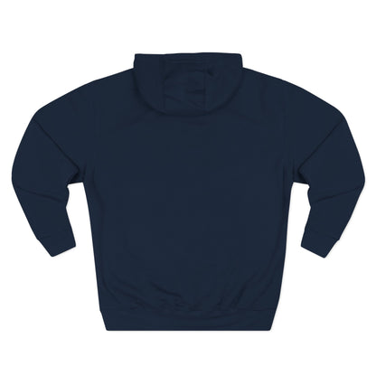 Fleece Hoodie Nature Design Embroidered