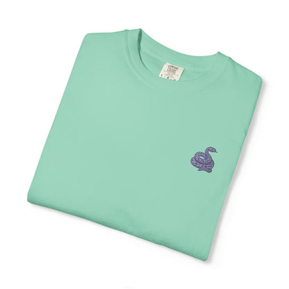 Snake Print T-Shirt - Casual Summer Uni Sek Tee