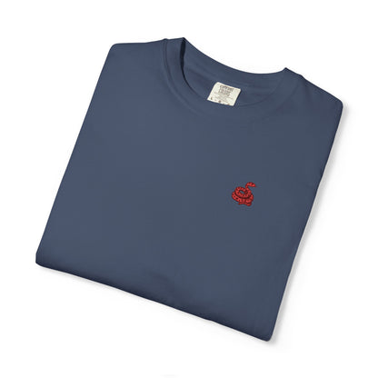 Embroidered Snake Unisex T-shirt - Casual Fit in Multiple Colorways