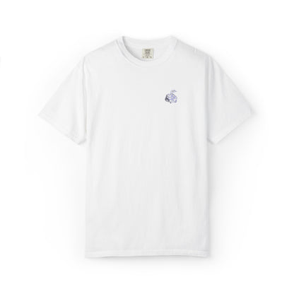 Snake Print Embroidered T-Shirt