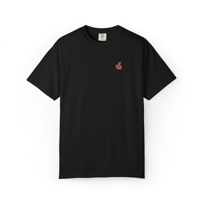 Embroidered Snake Unisex T-shirt - Casual Fit in Multiple Colorways