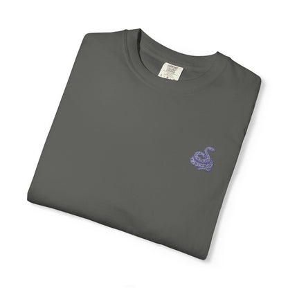 Snake Print T-Shirt - Casual Summer Uni Sek Tee