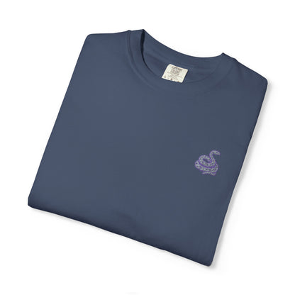 Snake Print T-Shirt - Casual Summer Uni Sek Tee