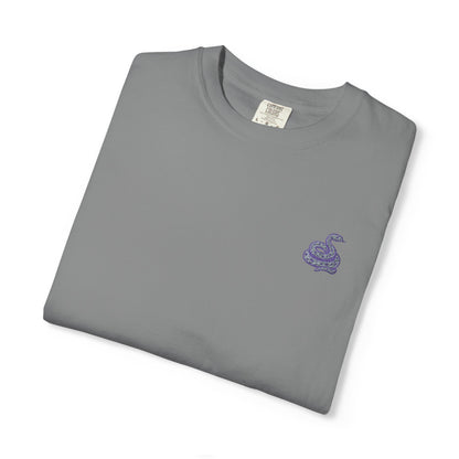 Snake Print T-Shirt - Casual Summer Uni Sek Tee