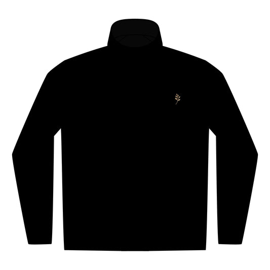 Sportshoodie Embroidered Men's 1/4 Zip Pullover