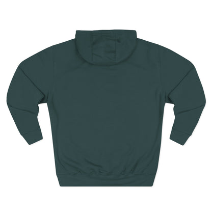 Fleece Hoodie Nature Design Embroidered